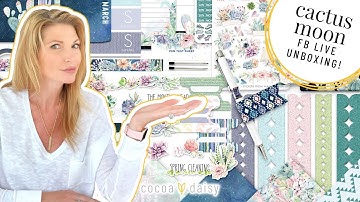 Cactus Moon Facebook Live Unboxing Video featuring Christine & Mr. Daisy