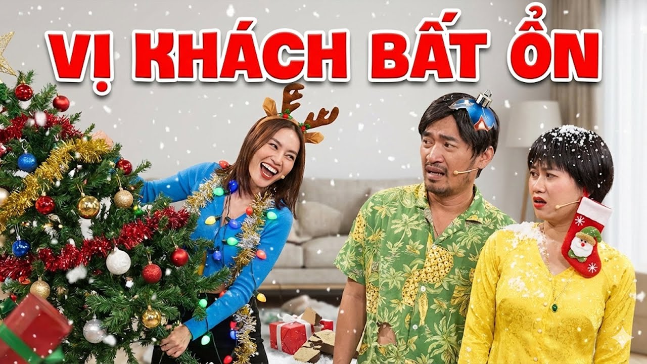 HÀI 7 NỤ: VỊ KHÁCH BẤT ỔN | Tiểu Phẩm 7 Nụ Cười Xuân | Hài Giáng Sinh 2025 | HTV Trending