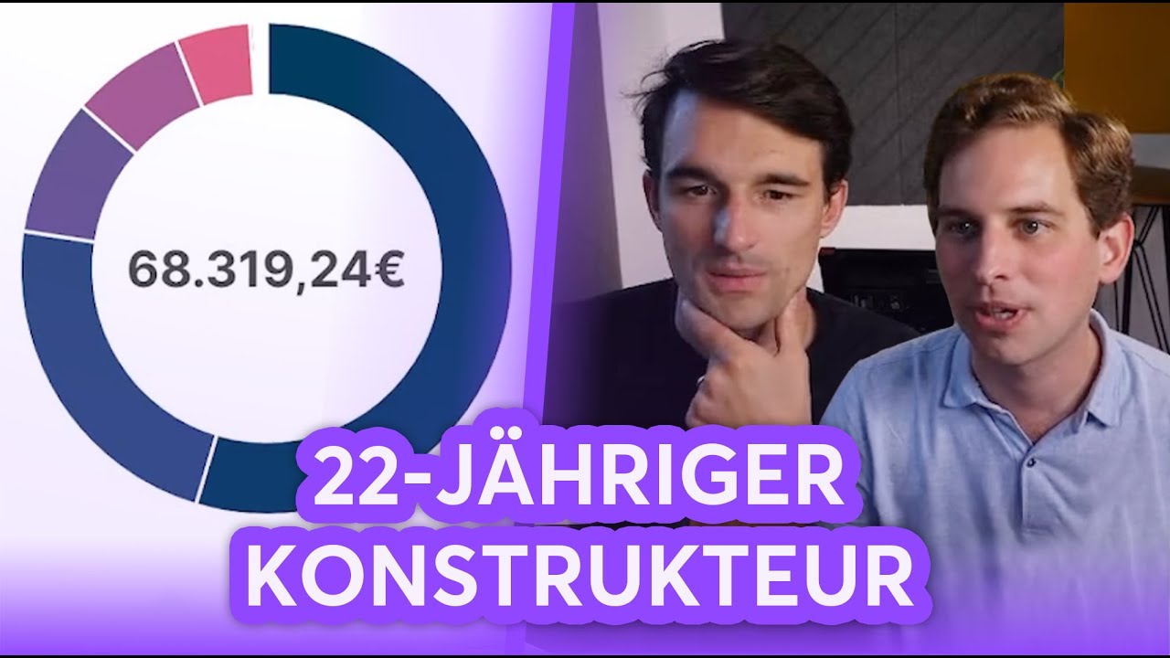 22-Jähriger Konstrukteur mit 68.000 Euro Portfolio! | Finanzfluss Stream Highlights