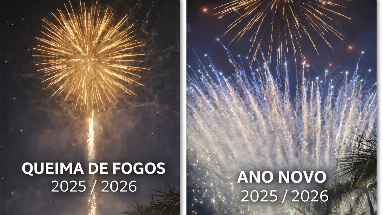 Queima de Fogos 2025–2026 🎆 | Espetáculo de Ano Novo