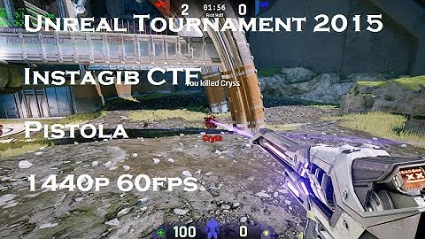 Unreal Tournament - Pistola Instagib CTF (1440p60)