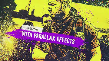 Grunge Style Freeze Frame - After Effects Template