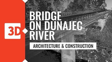 Bridge on Dunajec river - 3d laser scanning