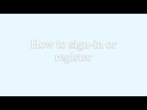 The medical software demo - How to sign-in or create a new user part 1