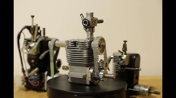 5th Upgrade 1 Cylinder Rotary Valve Model Engine / Modellmotor mit Walzendrehsteuerung / Part 2