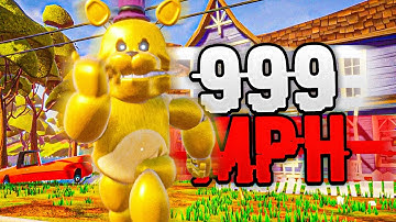 Fast Fredbear in Hello Neighbor Is insane 💀