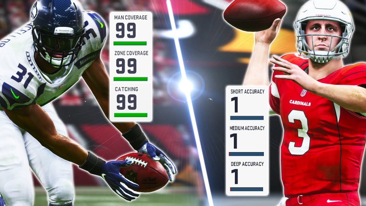 99 Coverage Vs. 1 Throw Accuracy (Madden 19 Custom Game Mode) - YouTube