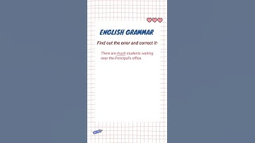 ERROR CORRECTION IN ENGLISH GRAMMAR | DETERMINERS #Shorts