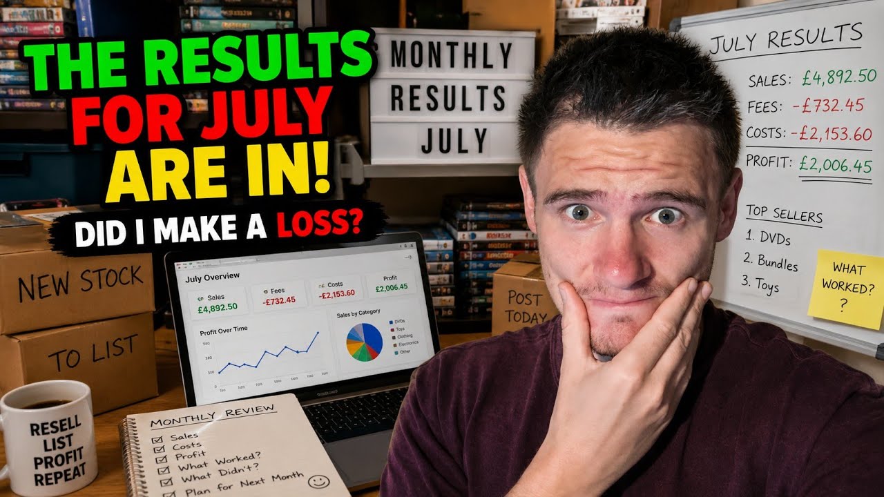 rewrite this title July Was A Slow Month… Did My Reselling Business Lose Money? 📉 | Episode 73 rewrite this title July Was A Slow Month… Did My Reselling Business Lose Money? 📉 | Episode 73