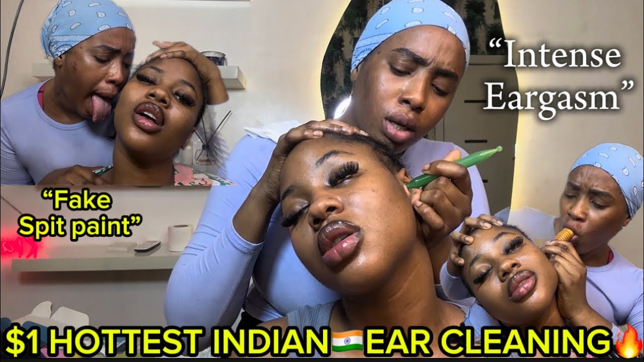 ASMR✨INDOOR STREET INDIAN🇮🇳HEAD& EAR INTENSE MASSAGE,SPITPAINT THAT SENT SUSAN TO ANOTHER DIMENSION