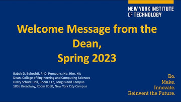 Spring 2023 Welcome Message