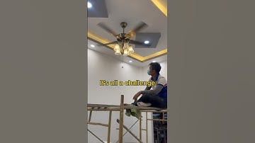 Tất cả là thử thách || cách lắp đặt quạt chùm #dentrangtri #decor #đănghop