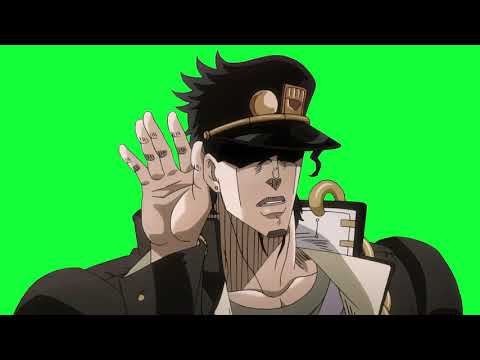 Jotaro Green Screen (1 minute compilation)