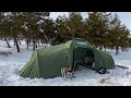 Derin Karda Sıcak Çadır Kampı
