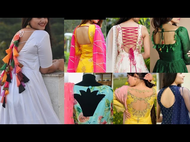 50 Latest Back Neck Designs For Kurti and Salwar Suits (2022) - Tips and  Beauty | Latest blouse neck designs, Kurti back neck designs, Blouse neck  designs