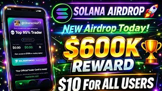 Solana Funded Airdrop Guide | Claim Free Crypto Best Airdrop | Solana Wallet New Airdrop 2026