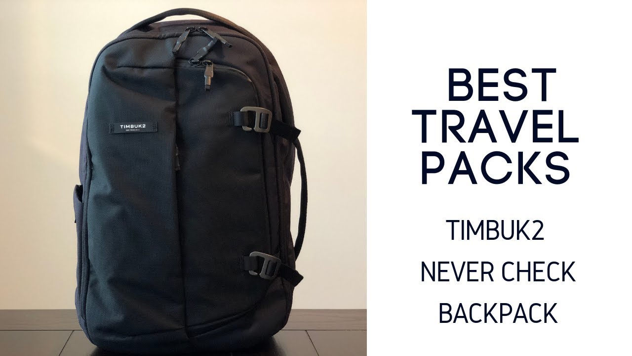 Best Work Travel Packs: Timbuk2 Never Check Expandable Backpack Review - YouTube