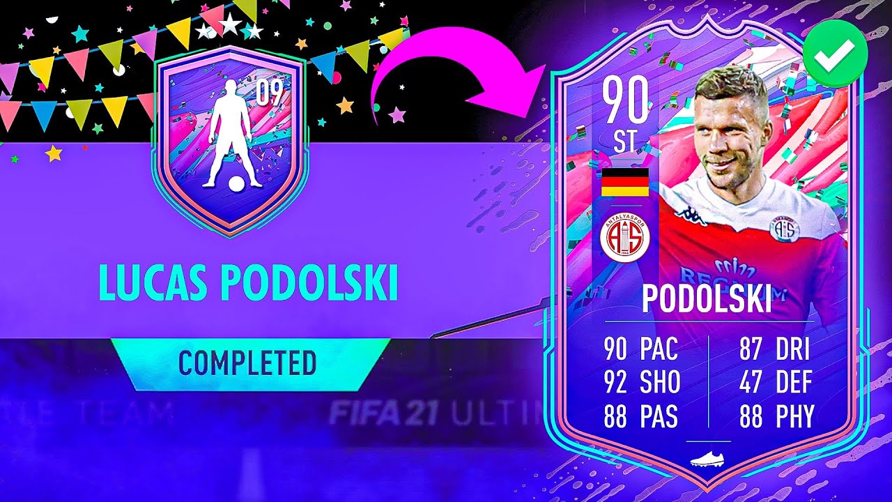 90 Fut Birthday Podolski Sbc Cheapest Solution Fifa21 91 Lukas Podolski Fut Birthday Sbc Cheap Youtube [ 720 x 1280 Pixel ]