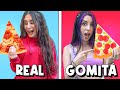 Comida de gomita vs comida real con el team  lyna vlogs