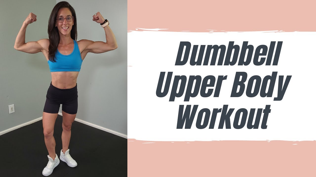 Dumbbell Arm Workout at Home- 15 Min upper body - YouTube