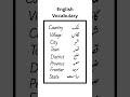 English Vocabulary #englishteacher #foryou #englishvocabulary