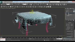 Создание интерьеров в 3DS MAX  Урок 12. Моделирование скатерти для стола