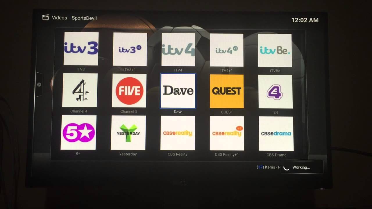 UK Television in Thailand XR001 TV Box Demonstration. YouTube