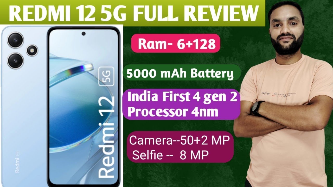 Redmi 12 5G Unboxing & Quick Look ! New Budget Phone Redmi YouTube