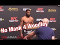 Tyron Woodley refuses to wear mask at UFC Vegas 11 Weigh-Ins