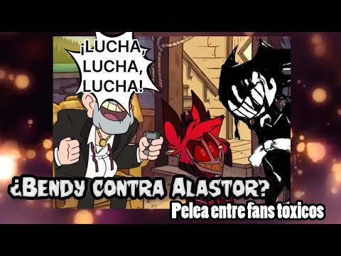 ¿Bendy contra Alastor? Pelea entre fans tóxicos