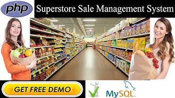 Online Superstore Sale Management System Project in PHP | MYSQLI | HTML - College Projects for CS