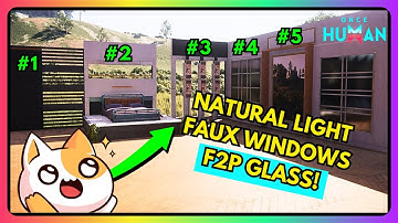 DIY GLASS Pack Alternatives (NATURAL LIGHT & F2P GLASS!!) - Once Human | HydraKo