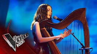 Niamh's harp rendition of People Help The People | The Voice Kids UK 2023
