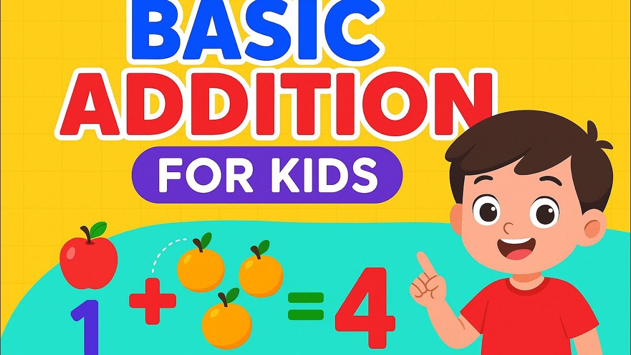 "Basic Addition for Kids | बच्चों के लिए आसान जोड़ सीखें | Learn ...