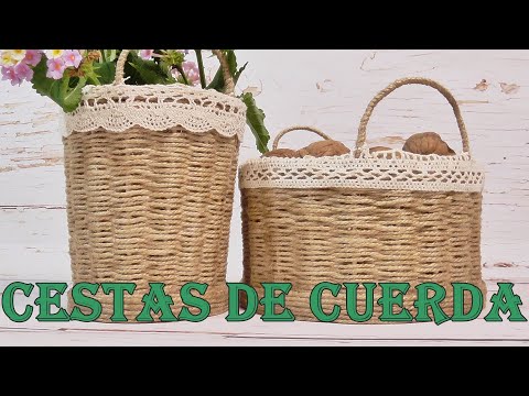 Video: Cómo Hacer Cestas