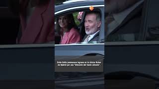 La reina Letizia acompaña a Felipe VI a ver a la reina Sofía, al hospital #shorts | Diez Minutos