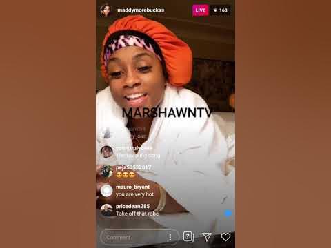 MADDYMOREBUCKS INSTAGRAM LIVE - YouTube