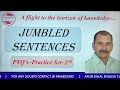 PREVIOUS YEARS' PQRS OR JUMBLED SENTENCES FOR SSC-CGL, CPO, NDA, CDS, CHSL, MTS, CUET, STENO, CLERK