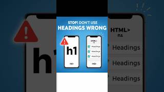 HTML Headings Best Practices Every Beginner Must Know 🚀