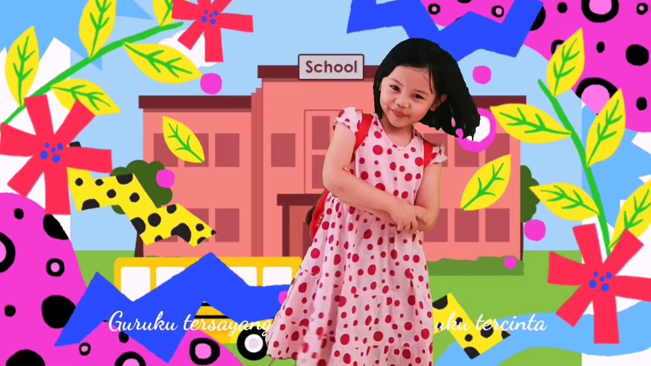 GURUKU TERSAYANG - Video lipsing lagu Indonesia