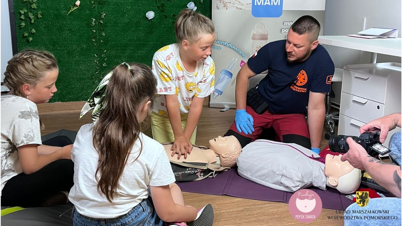 Kurs pierwszej pomocy dla dzieci w wieku szkolnym i przedszkolnym-Helpersi Pomorze