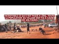 Incroyable ce qui sest pass a lro toute la population du village ont fui  cause des militaires