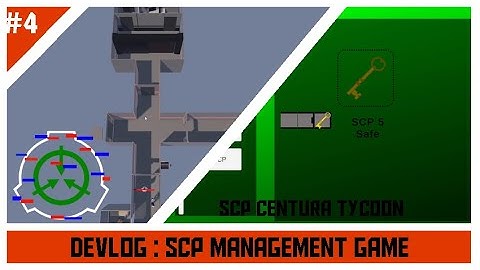 SCP : CENTURA Tycoon | Scp management game | DevLog 4/?? | Guards, SCP Confinement and Inventory