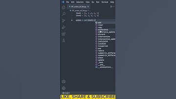 Find the union of list #python #shorts #programming