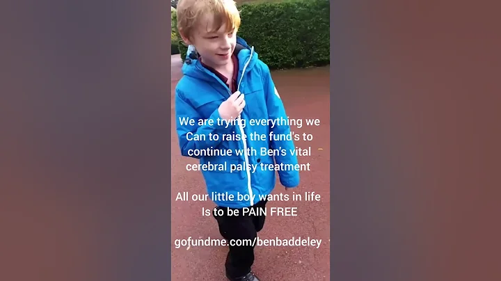 Help Ben walk without pain - from wheelchair to walking