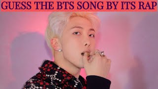 GUESS THE BTS SONG IN 3 SECONDS | RAP EDITION