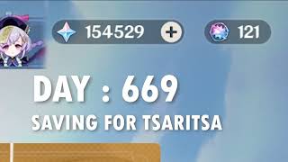 DAY 669 SAVING FOR TSARITSA