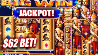 HIGH LIMIT BIGGEST JACKPOT ON YOUTUBE SLOT VIDEO ON SPARTACUS SLOT MACHINE