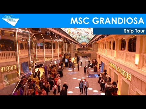 MSC Grandiosa Ship Tour (MSC Cruises)