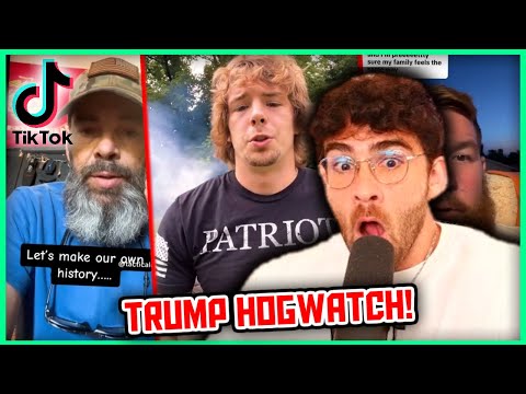 Thumbnail for TikTok Hogs Defend Trump Again! | Hasanabi Reacts HOGWATCH
